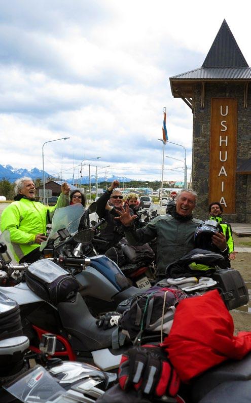 3 8 da a km C. SOMBRERO USHUAIA 475 Attraverseremo il cuore della Terra del Fuoco dinanzi all Oceano Atlantico.