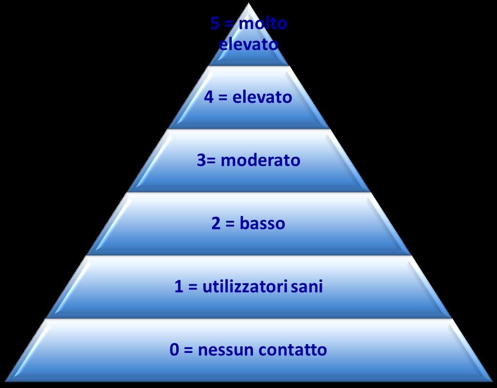 Strumenti La piramide del rischio: il case mix della popolazione COT Palliazione Coordinamento cure Case management