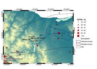 Task 3 Scenari Area 1: Molise Obiettivi: Scenari di scuotimento al bedrock e al sito nei comuni di Bonefro, S Giuliano di Puglia, Colletorto, S.