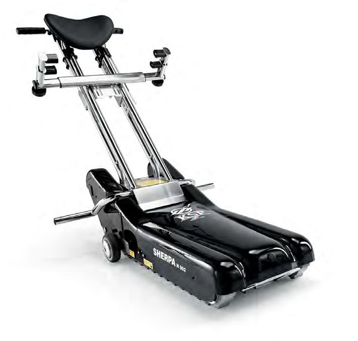 Sherpa / Montascale a cingoli Sherpa / tracked stair climber Montascale a cingoli Portata 130 kg.