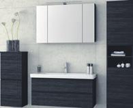 Armadio, colore: bianco e rovere grigio, 2 ante, LxAxP: 170x190x61 Armadio, colore: