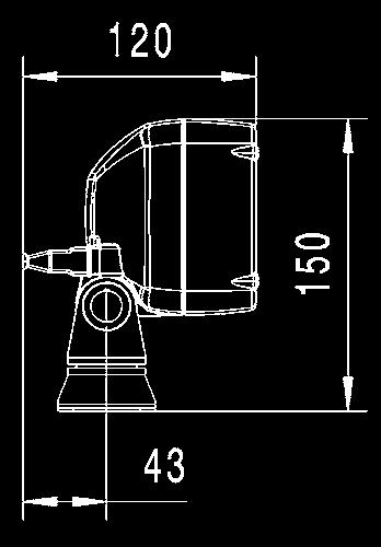 500 Kelvin, corpo esterno in plastica rinforzato con fibre di vetro resistente agli urti, IP 5K9K (resistente ai lavaggi ad alta pressione), omologato GGVSEB / ADR www.hella.