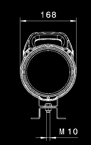 Assortimento dei prodotti ALOGENI 85 Matador Caratteristiche del prodotto Faro da lavoro con griglia di protezione e maniglia Illuminazione ampia del campo vicino HALOGEN Caratteristiche tecniche