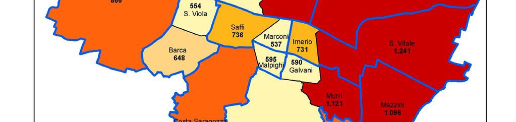 Una forte concentrazione delle donne straniere nella periferia