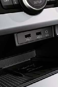 Include le tecnologie: / Mirror Link - Apple Car Play - Android Auto Connectivity Box* Sistema di ricarica wireless per smartphone S --> CUPRA (Full Link) F --> FR/CUPRA (Connectivity Box) Media