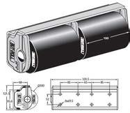 ORIZZONTALE 130 1 G1033 L mm RULLO n RULLI TAMPONE PARACOLPO BUT-ROLL