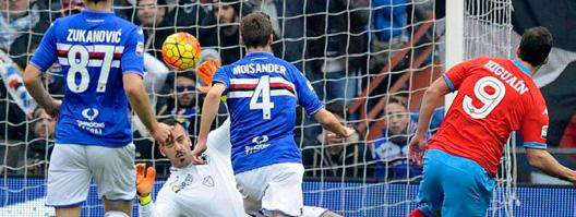 così alla ª di campionato 8 Genova, 4 gennaio 0 SAMPDORIA-NAPOLI -4 SAMPDORIA (4---): Viviano; Cassani,