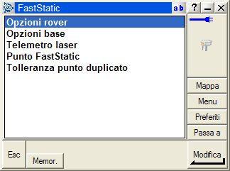 Vengono mostrati, qui, i dati relativi all antenna GPS in Suo possesso, pertanto: Nel campo Tipo indicare il tipo di antenna che si possiede: Zephyr, per il ricevitore Trimble 5700;