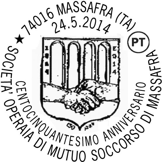 011 4596111) N. 403 RICHIEDENTE: Società Operaia di Mutuo Soccorso di Massafra SEDE DEL SERVIZIO: Corso Italia, 17 74016 Massafra (TA) DATA: 24/05/2014 ORARIO: 10.00-13.