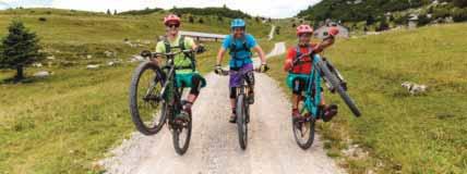IN E-BIKE SULLA PAGANELLA 15 giugno - 17 settembre Tour ciclistico con bici a pedalata assistita che parte da Andalo, sale lungo le strade forestali della Paganella, passando anche attraverso il