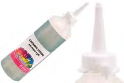 1 COLORANTI COLORANTI PER ACQUA E GEL Coloranti liquidi, molto concentrati e di origine naturale. Da utilizzare per colorare acqua e gel.