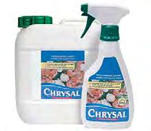 L uso di Chrysal Professional riduce gli scarti di fiori, evita il lavaggio ripetuto dei contenitori ed il frequente rinnovo del taglio dello stelo con conseguente risparmio di acqua e mano d opera.