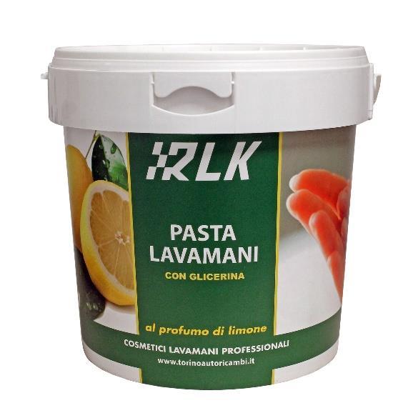 RLKLAVAMANI 4 Kg RLK Lavamani è un detergente sgrassante al profumo di limone, ideale per ogni tipo di sporco.