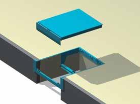 traditional way a pit with a bottom space for lorry tailgates.