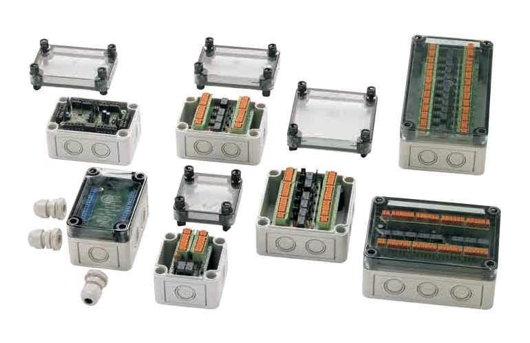 Scatola di derivazione per sensori Sensor box Scatola di derivazione per sensori / Sensor box Generalità Usate per il cablaggio dei sensori degli EOAT. Segnali ed NPN possono essere convertiti.