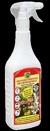 Permetrina 93% cis/trans 25/75-0,15% Tetrametrina 0,06% Piperonilbutossido 0,3% UNIVERSALE! ANCHE PER CIMICI VERDI E RAGNI KOS29 12 750 ml No gas pronto uso insetticida ambienti domestici NATURALE!