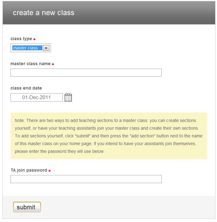 Lo studente si registrerà inserendo class ID e password nell apposito box che si visualizza cliccando su Create Account (home page Turnitin).