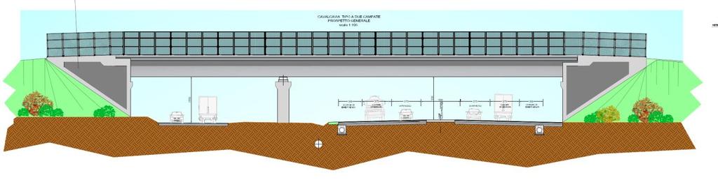 Cartiera, mentre la strada comunale di Baio Dora al km 43+084 a seguito dell innalzamento significativo del rilevato diventerà sottopassante.