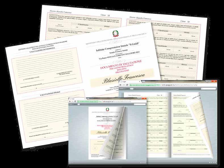 7734 del 26 novembre 2012 Le schede di valutazione possono essere stampate con gli indicatori personalizzati, i riferimenti della scuola, i dati degli alunni (nome, cognome, data e luogo di nascita),
