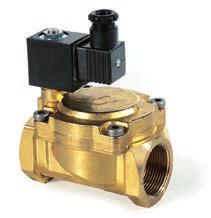 solenoid valve - Seal: NBR DN 3/8 1/2 3/4 1" 1 1/4 1 1/2 2 87 con bobina / with coil 54 59 65 79 163 192 260 Bobine di ricambio per Serie 84-86 - 87 (vedi anche sezione ricambi) / Spare coils for