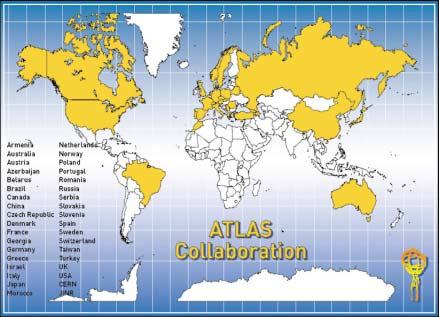 ATLAS Collaboration 34 Countries 151 Institutions 1770 Scientific Authors Albany, Alberta, NIKHEF Amsterdam, Ankara, LAPP Annecy,, Argonne NL, Arizona, UT Arlington, Athens, NTU Athens, Baku, IFAE