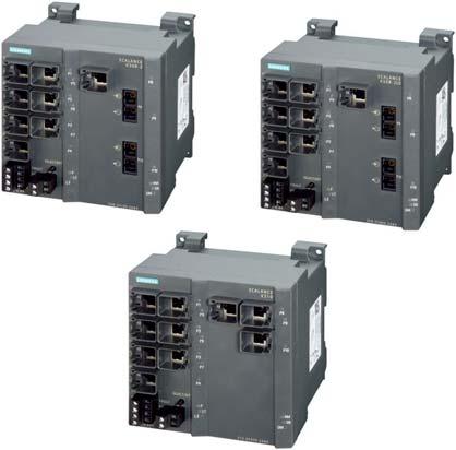 Comunicazione Industrial Ethernet SCALANCE X-300 Industrial Ethernet Switches SCALANCE X 7 Possibilità d impiego dei Media-Module e degli Extender-Module con SCALANCE X-414-3 Con gli switch X310,