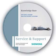 Appendice Service & Support Siemens AG 2010 Knowledge Base su DVD In quei settori in cui non è prevista una presenza online è presente su DVD (Service & Support Knowledge Base) un estratto delle