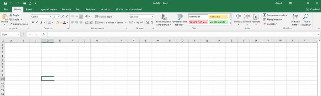 Venerdì, 21 luglio 2017 Autore: Ufficio Sviluppo Personale Pagina 2/7 A) Desktop di Excel 2016 BARRA DI ACCESSO RAPIDO (espandibile, vedi capitolo E) In confronto a Microsoft Word 2003 in alto a