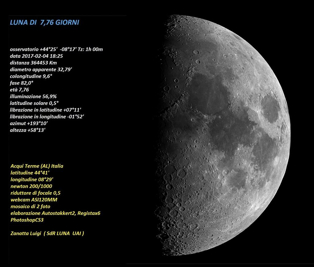 Le foto della Sezione di Ricerca Luna - UAI..Luna di 7.