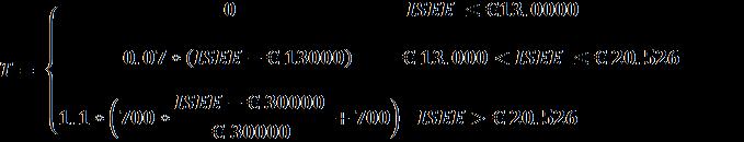 APPENDICE Formula per il calcolo della contribuzione