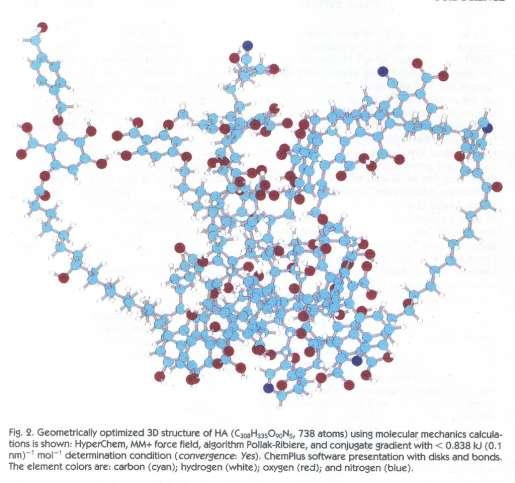 Struttura delle sostanze umiche Modello strutturale aromatico (Schulten & Schnitzer,