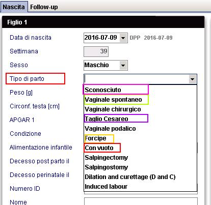 Figura 50: Terapia Nascita Data parto (DELIV_DATE) La