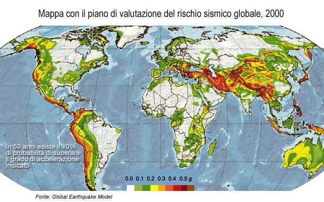 Le zone più a rischio e più