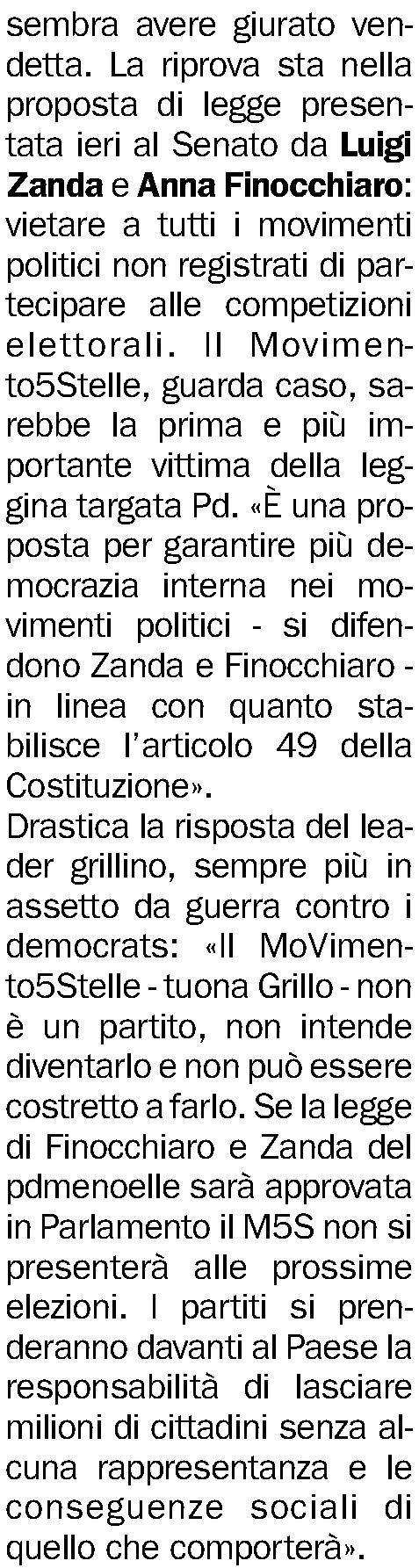 Quotidiano Milano Diffusione: n.d. Lettori: n.