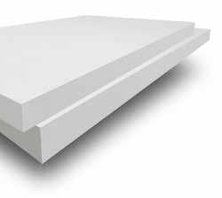 PLASTICI PER L ISOLAMENTO DEI TETTI PIANI POLYFOAM K FOAM C-350 LJ Pannello rigido in polistirene espanso estruso con profilo battentato su 4 lati.