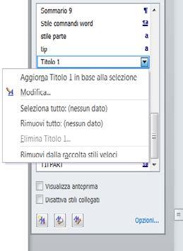 Se si desidera cambiare il formato degli stili dei titoli preimpostati di Word, utilizzare uno stile personalizzato. È possibile creare un nuovo stile da zero o modificarne uno esistente.