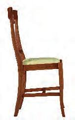 DALIA ist ein Stuhl mit klassischen Linien, die Kurven und Formen von Holz sind das Hauptmerkmal.