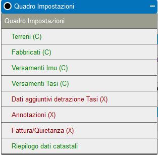 Questa ulteriore informazione ci fotografa la situazione, a quella data e a quell ora, dei dati catastali presenti sul sistema SISTER prima che questi dati vengano importati