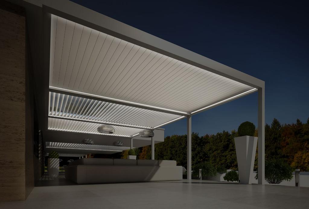 BIOSHADE // OUTDOOR LED SYSTEM OUTDOOR LED SYSTEM è una soluzione d illuminazione innovativa per creare spazi particolarmente piacevoli, flessibile ed integrato all interno di tutte le