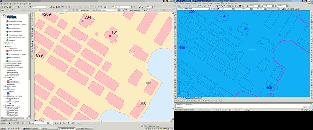 Per rendere operativi e sufficientemente autonomi gli uffici tecnici comunali che utilizzano sistemi CAD, si è posta particolare attenzione a definire gli aspetti