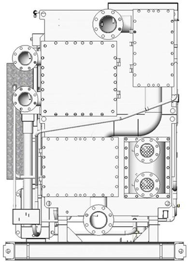 Serie WFC-M 1.Specifiche Tecniche 11 24. Sonda CTO Uscita acqua raffreddamento 26. Sonda HWTO Uscita acqua calda 1. GE 2.CON 25.