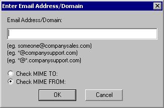 leto o un intero dominio, ad esempio *@spammer.com. L asterisco * è un carattere jolly utilizzato per includere tutti gli indirizzi email di quel dominio.
