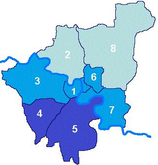 Residenti stranieri nelle circoscrizioni del Comune di Verona nel 2017 35.