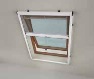 system and the patented anti-wind guides. Highly recommended for roof windows, it can reach 1600x2480mm. Ideal combination for doors: Flash model.