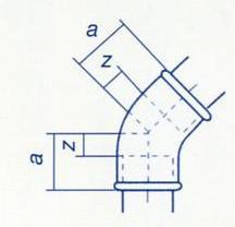 C-b-2 CURVA 45 FEMMINA - FEMMINA (FIG.