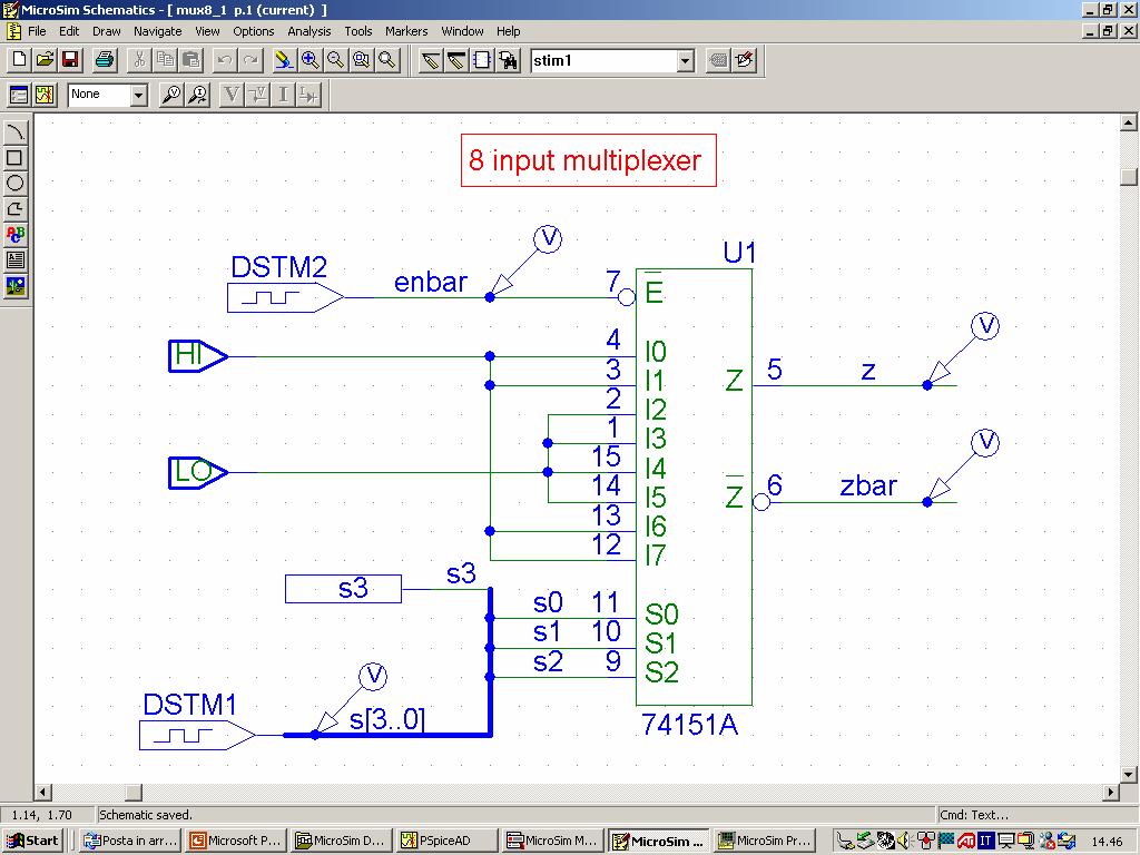 Multiplexer realizzato con l