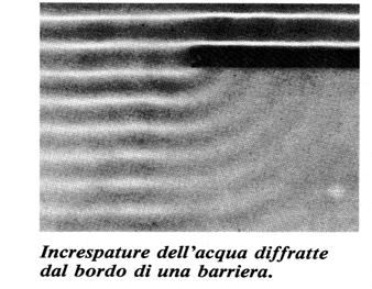 Gli esperimenti a. Onde piane e onde circolari Per studiare un onda è utile osservare il moto delle sue creste, la distanza fra le quali ci dà la lunghezza d onda.