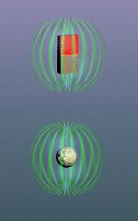 Spettroscopia di Risonanza Magnetica Nucleare Quando un nucleo dotato di SPIN viene immerso in un campo magnetico, il nucleo, come l ago di una bussola è sottoposto ad una coppia di forze che lo