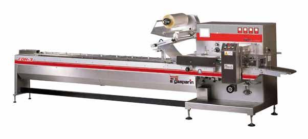 The range of the horizontal wrapping machines differs in different models, available in mechanical or electronic version, at different speed capacities.