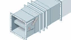 SERRANDE TAGLIAFUOCO GB-STW CARATTERISTICHE TECNICHE PRODOTTI Utilizzo: chiusura antincendio di condotte di ventilazione Descrizione: Le SERRANDE TAGLIAFUOCO GB-STW consentono la massima sicurezza